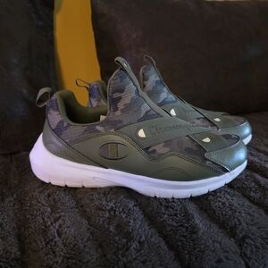 Champion Camo Slip-On Sneakers